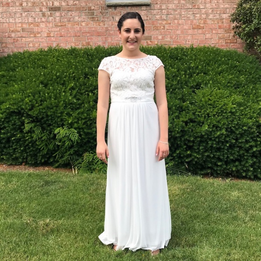 Long white dress